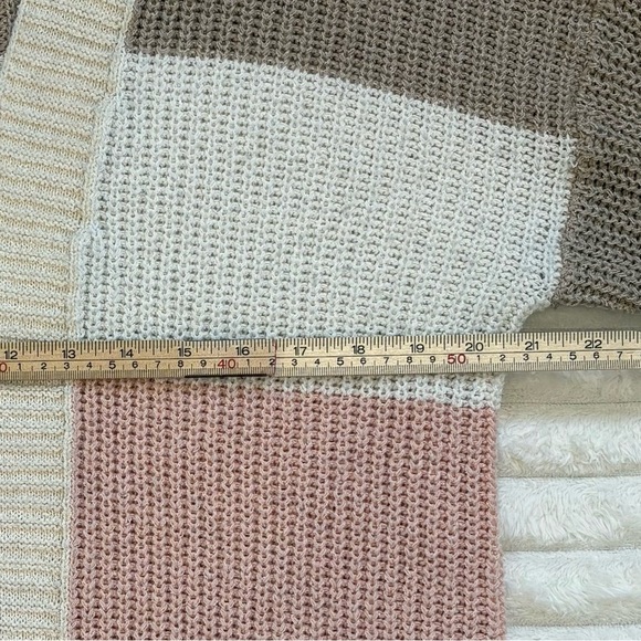 ALTAR’D STATE Cardigan Sweater Open Front Multicolored Stripes Small - Picture 8 of 10